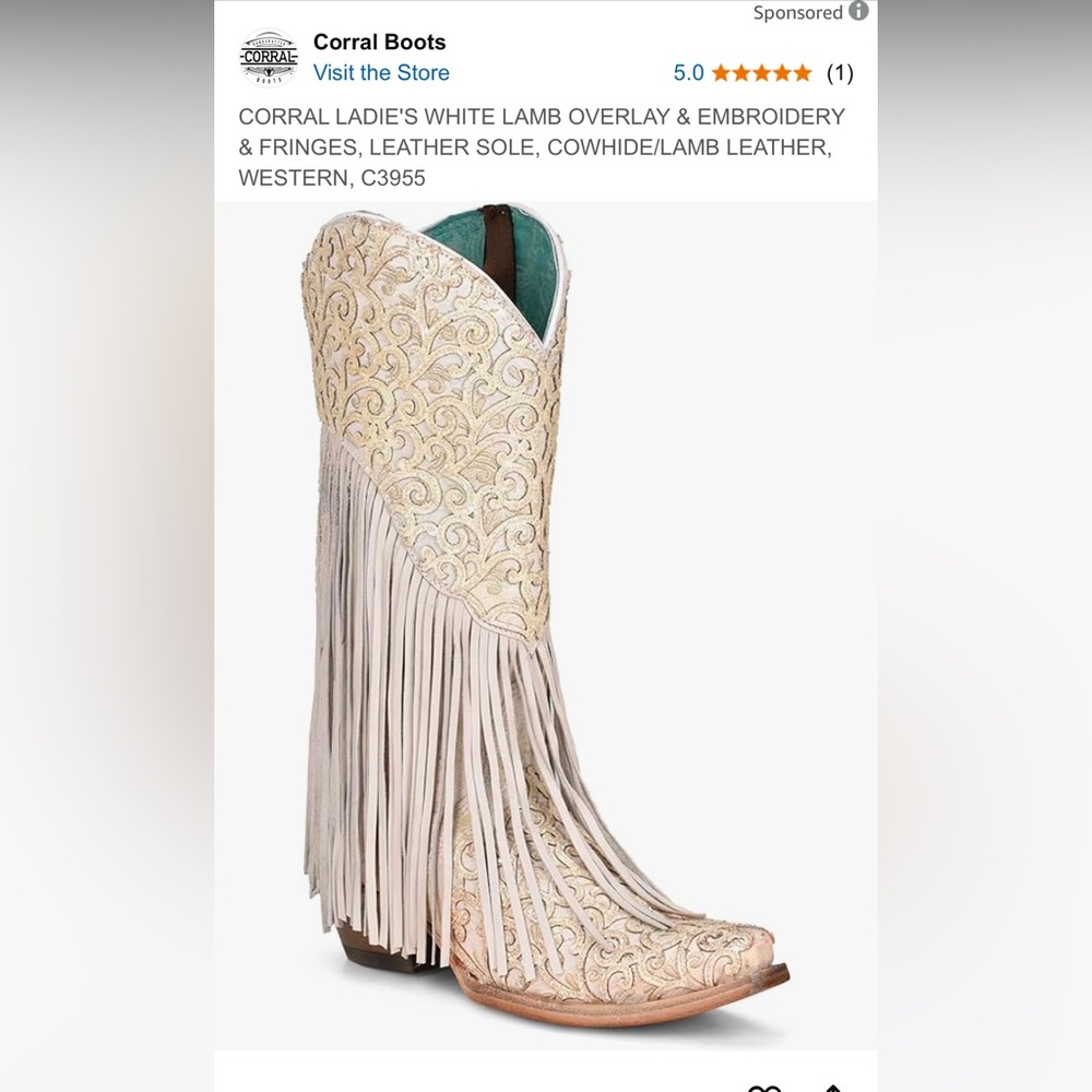 Corral Fringe Boots